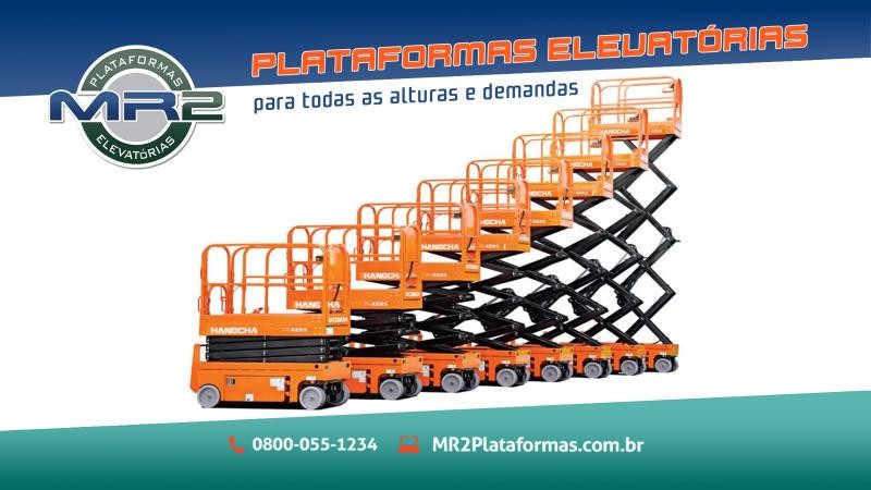 Plataforma Elevatória Tesoura Elétrica: onde posso utiliza-las?