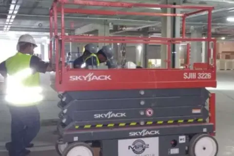 Obra Substação de distribuição da